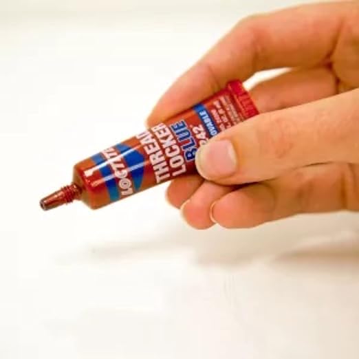 Loctite Threadlocker Blue 242 - Removable Thread Lock Glue for Nuts, Bolts, & Fasteners, Medium Strength Screw Glue to Prevent Loosening & Corrosion - 6 ml, 12 Pack