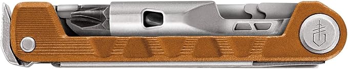 Gerber Armbar Drive EDC Pocket Knife Multitool with Bottle Opener, Gold | Everyday carry multitool, 2.5" blade, screwdriver, bottle opener, slim pocket clip, gift for men, lightweight