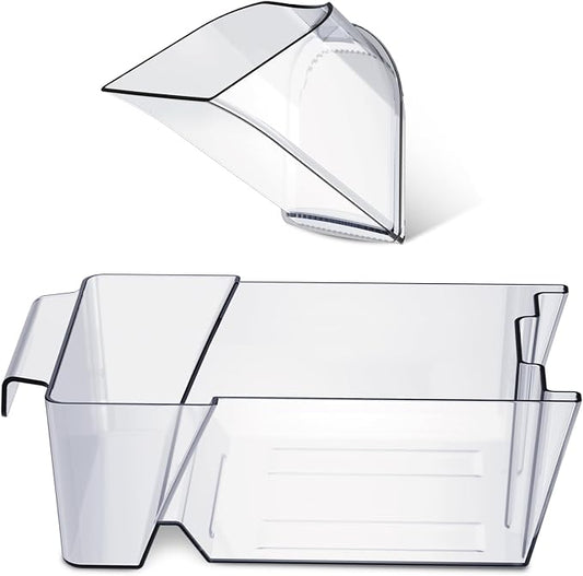 Food Storage Container & Food Chute Accessories Set for ONCE FOR ALL Safe Mandoline Slicer Plus