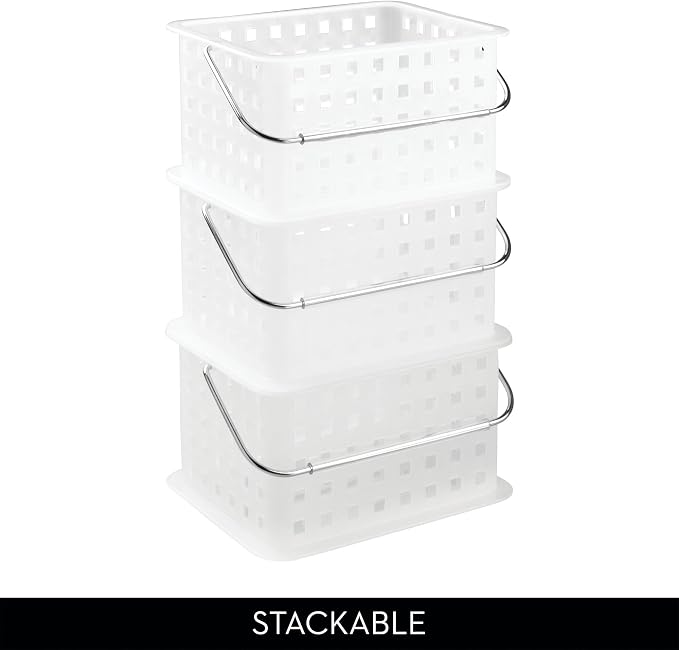 InterDesign iDesign Small Shower Caddy, Clear Frost (Pack of 9)