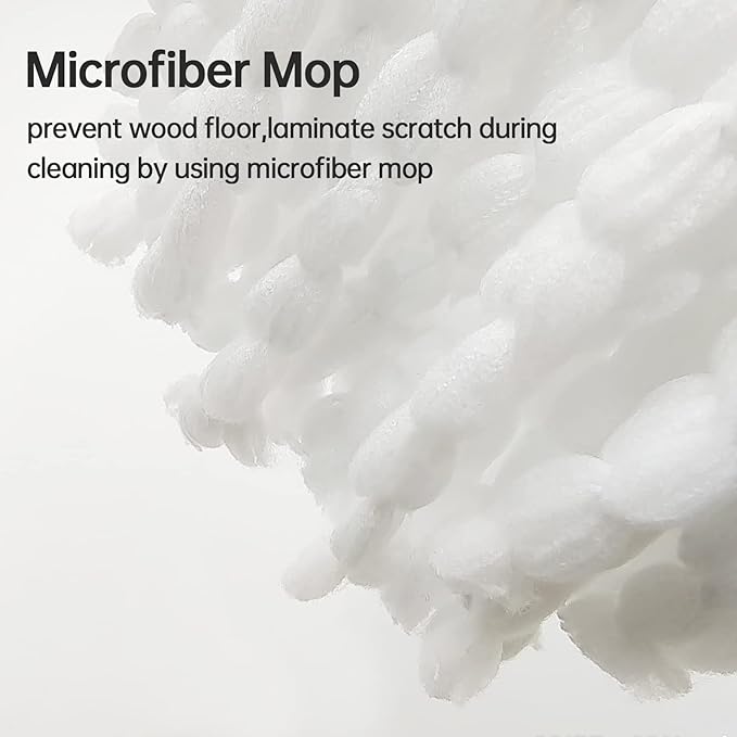 6 Pack Mop Heads Replacement Compatible with O-Ceda EasyWring Spin Mop, Microfiber Spin Mop Refill Easy Cleaning Mop Head Replacement for Floor Cleaning Deep Cleaning for Home Office