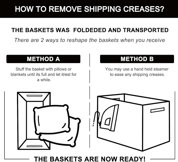 OIAHOMY Extra Large Blanket Basket, 95L Cotton Rope Woven Laundry Basket, Toy Bin for Baby Room, Container for Blanket Storage in Living Room, 24''×17''×14'', Grey & White