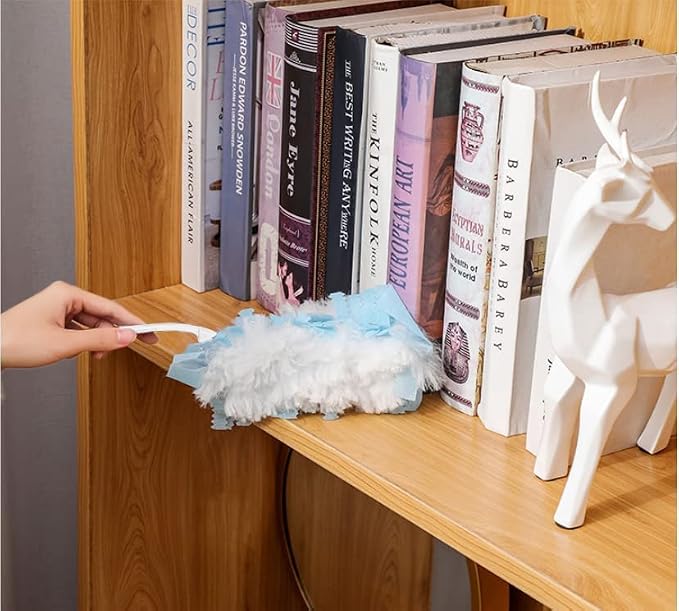 Disposable Duster Refills Bulk Blue Electrostatic Duster Heads Heavy Duty Dusters Refills 20 Counts