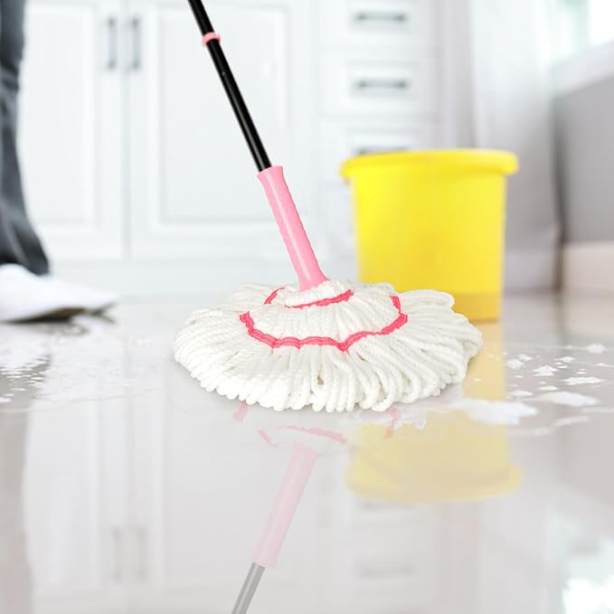 Replacement Mop Head, Suitable for XXFLOWER Self-Wringing Twist Mop, Hand Washable Suitable for Floor, Kitchen, Bedroom, Indoor and Outdoor Cleaning (Not Include Handle)