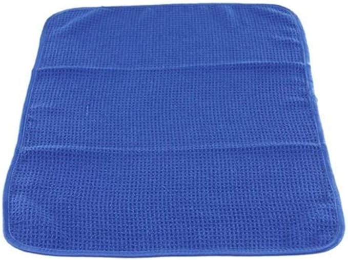 Chemical Guys Waffle Weave Glass Towel, Microfiber Towel, Blue 24 x 16 | For streak-free cleaning on cars, home glass, windows and mirrors, 7x absorbent streak-free glass cloth