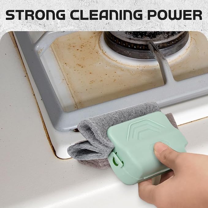 Window Track Cleaner,2026 new Handheld Cleaning Brush Set, for Window Slides Grooves, Tile Grout Lines, Shutter Slats, Car Ac Vents & Narrow Gaps (Gray 3pcs)