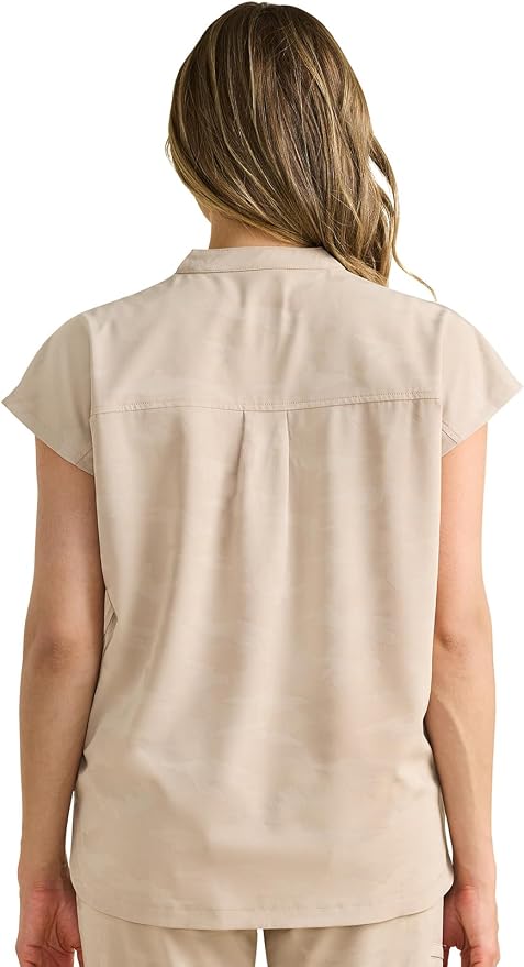 Healing Hands Purple Label Scrub Top for Women Modern Fit Tee | 2 Functional Pockets, Moisture Wicking Fabric, 360° Stretch, Quick Dry Performance, Back Yoke, Rounded Hem, Easy Care