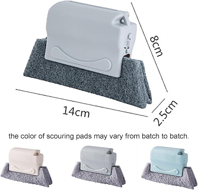 5Pcs Magic Window Cleaning Brush - Groove Gap Corner Crevice Cleaner for Windows and Tracks, Window Track Cleaning Tools