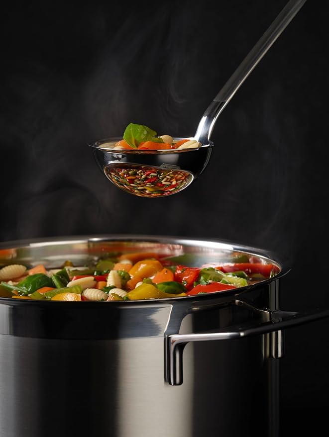Rösle Stainless Steel Sauce Ladle, Flat Handle, 1.7-Ounce