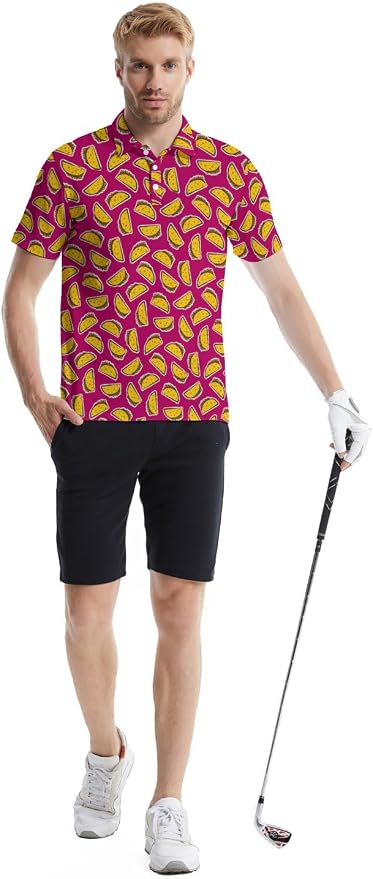 Polo Shirts for Men Moisture Wicking Mens Polo Shirts Patriotic Shirts for Men