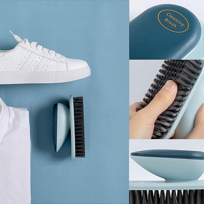 Laundry Brush Shoe Brush Shoe Cleaning Brush Scrub Brush for Stains,Household Cleaning Clothes Shoes Scrubbing,Household Cleaning Brushes Bathroom Ergonomics Grip Easy Hold Pack 2