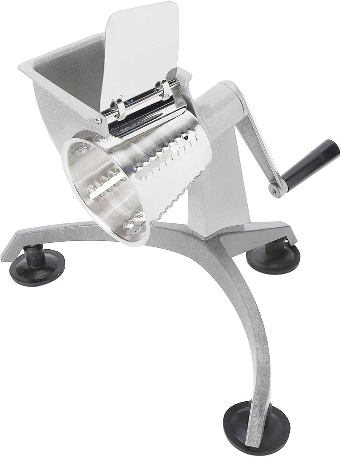 Heavy Duty Vegetable Chopper, Vegetable Cutter,Multi ‑ Functional Hand Crank Vegetable Cutter,Grater Food Processors with 5 Stainl Steel Blade, Food Choppers for Kitchen