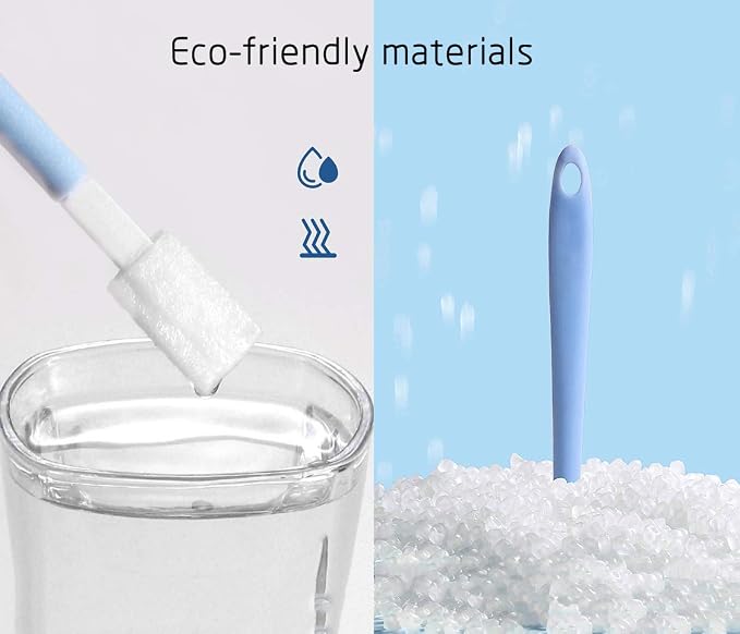 Crevice Cleaning Tool,Crevice Hole Brush Deep Detail Tools kit, Disposable Crevice Cleaning Tool,Baseboard Cleaner,Tiny Window Door Track Groove Gap Cleaning,Replaceable Brush Head 50Pcs/Set