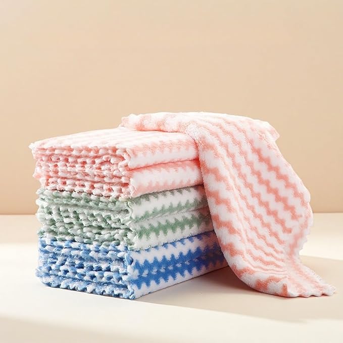 20 Count Replacement Cloths for INWEJIA Snap Grip Mini Mop,Wet and Dry Cleaning Pads for Cabinets, Walls, Windows and Floors Cleaning , Reusable Washable Microfiber Refills, 8"x6"