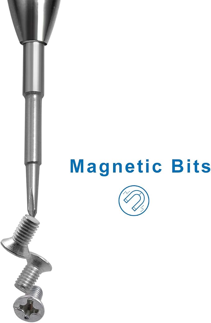 Screwdriver Set, Tri-Wing Phillips Pentalobe Screwdrivers Repair Tool Kit | Stainless Steel Material, 360° Rotating Labor-Saving Cap, Magnetic Tips, For Apple MacBook Mac Retina Pro Air - 5 T5 T6