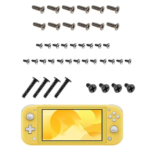 Replacement Screws for Nintendo Switch Lite Console Screwdriver Tool | Cross Tri-Wing Screwdrivers Repair Kits, Opening Tools Set with Tweezer