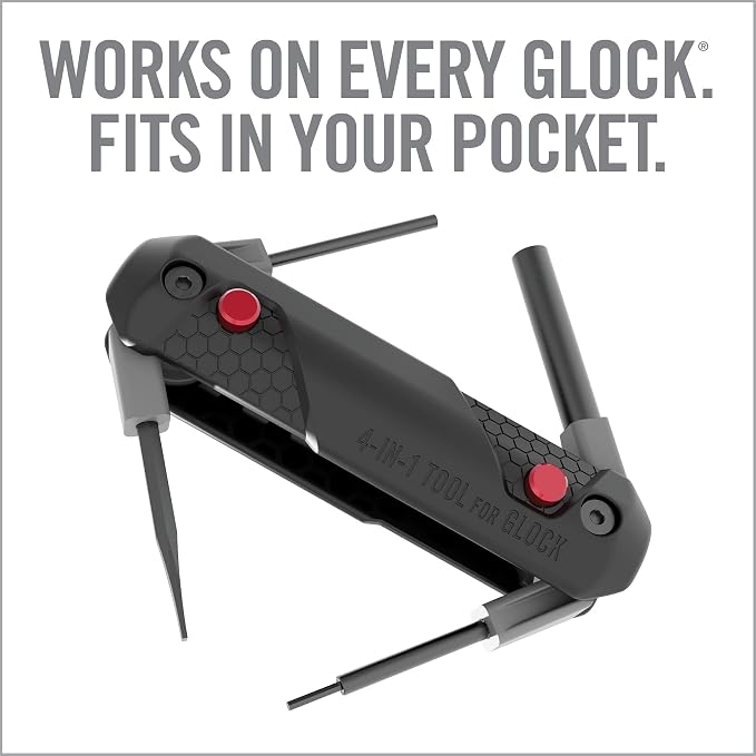 Real Avid Glock Accessories - Choose Between 2-in-1 Tool, 4-in-1 Tool or Pro Pack for Glock (Features Gun Mat, 2-in-1 Tool Cleaning Kit & Mag Tool)