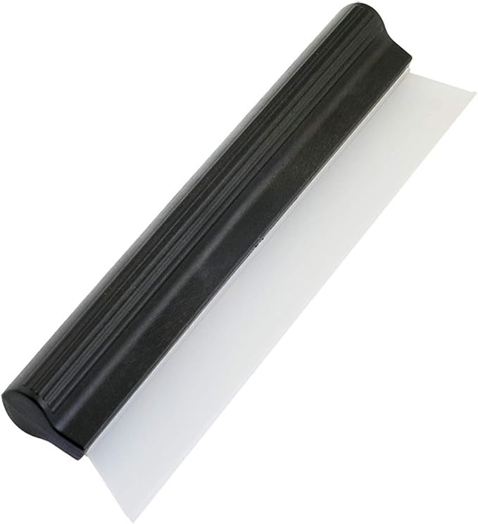 2 Pack 10 Inches Cleaning Water Squeegee Blades Soft Silicone Squeegee for Shower, Kitchen, Window and Car Glass