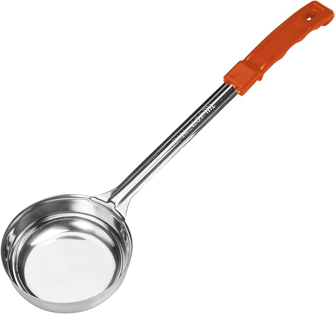 Winco Prime Food Portioner, NSF Listed, Solid, 8 Ounce, Orange