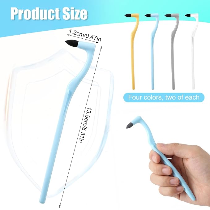 8PCS Tooth Stain Remover Dental Plaque Tartar Eraser Tool Kit, Teeth Cleaning Polisher with Dental Picks, Oral Care Teeth Whitening Cleaning Tools