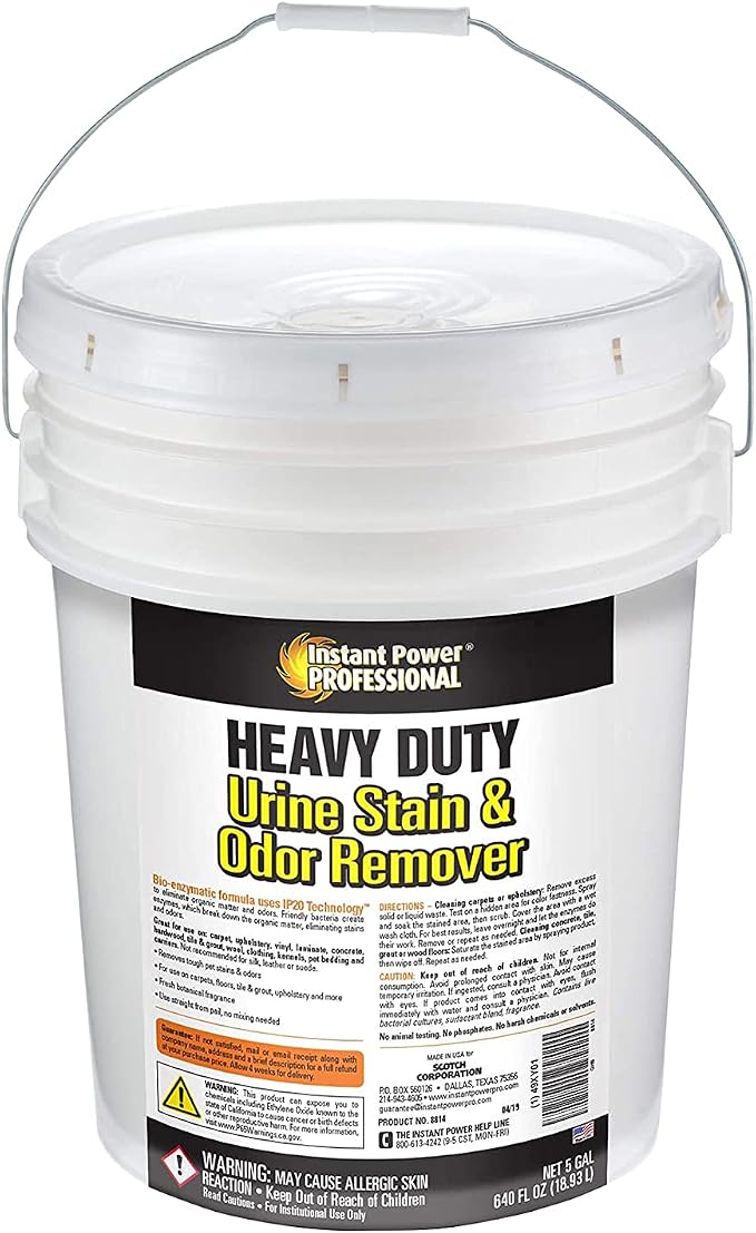 Instant Power Professional Heavy Duty Urine Stain & Odor Remover, 640 Fl Oz