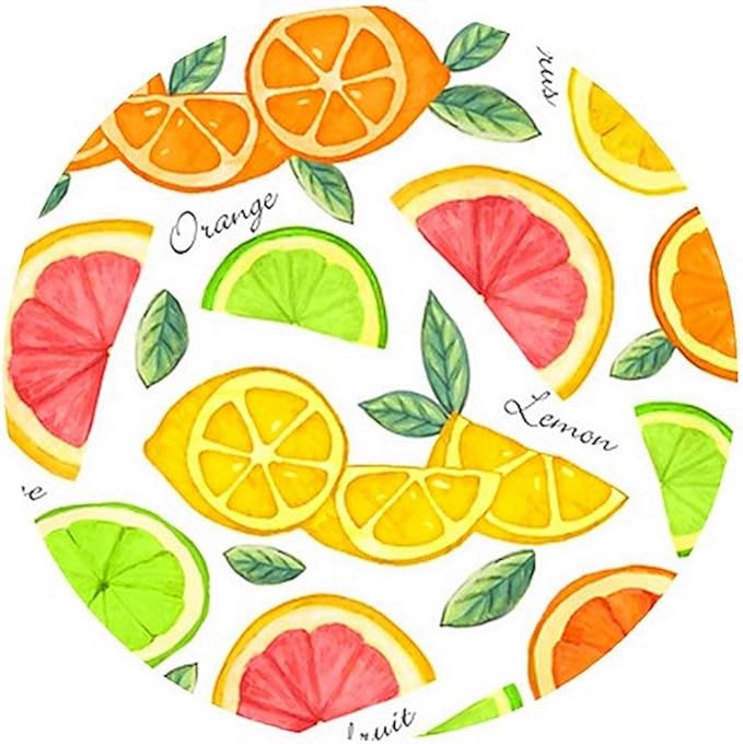 Andreas Silicone Jar Opener, GG Citrus – 6.25" Non-Slip Lid Gripper & Garlic Peeler, Dishwasher Safe, Multi-Use, Durable Silicone & Fabric, Made in the USA, JO-GGCT