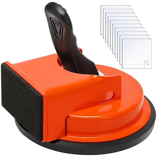 Floor Gap Fixer Tool with 10 Reusable Sticky Pads, Enhanced Suction Cup Laminate/Vinyl Flooring Tool for Fix Gaps, Professional Heavy Duty Floor Gap Repair Kit for Vinyl Plank Hardwood Floor