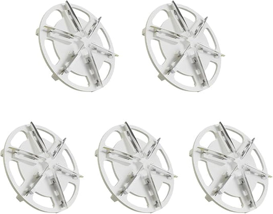 5-Pack Fabric Shaver Replacement Blades,High Qulity 6-Leaf Blades for Safe and Efficient Lint and Pill Removal (5 Blades)