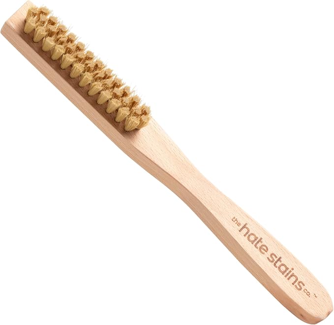 Miss Mouth's Messy Eater Laundry Brush for Stain Treating Fabrics | Gentle Fabric Scrub Brush for Spot Cleaning, Pre-Treating Stains & Delicates