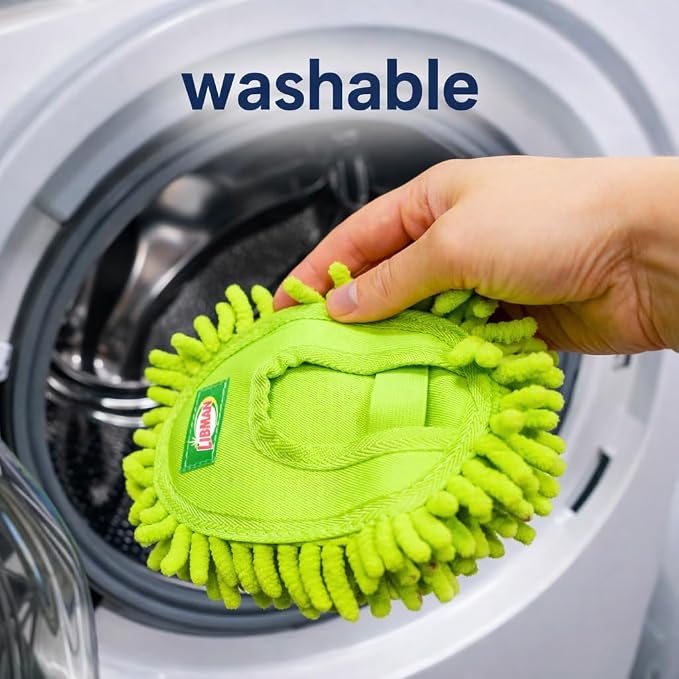 LIBMAN Microfiber Duster for Car Cleaning - Reusable Washable Hand Duster for Furniture, Screens, Shelves, Blinds - Traps Dust & Allergens