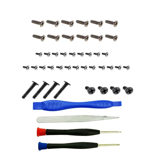 Replacement Screws for Nintendo Switch Lite Console Screwdriver Tool | Cross Tri-Wing Screwdrivers Repair Kits, Opening Tools Set with Tweezer