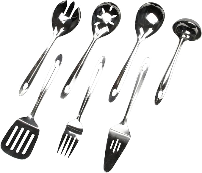 Chef Craft Select Serving Spoon, 9.5 inch, Stainless Steel