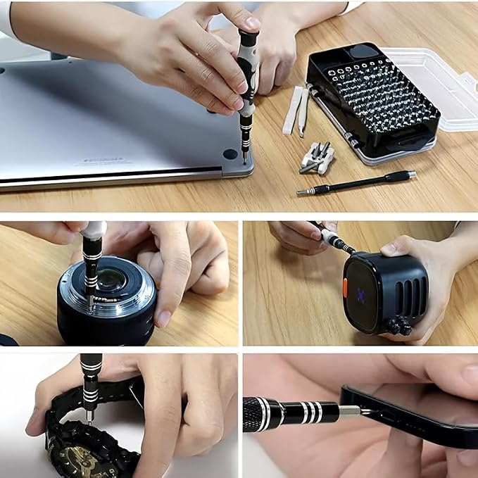 Ultimate 117 in 1 All-in-One Precision Screwdriver Kit: Professional Magnetic Tool Set for MacBook, iPhone, PS5/PS4/Xbox Console, Laptop, Watch, Electronics Repair