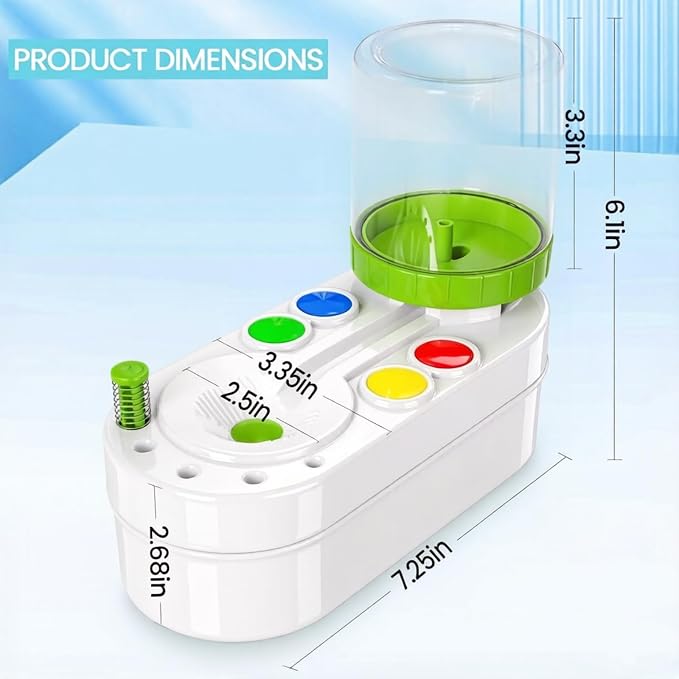 2026 Upgraded Paint Brush Cleaner Tool, Painting Station with Brush Washer for Kids, Acrylic Watercolor Paint Water Dispenser, Art Supplies Paintbrush Rinser for Artists (Green)