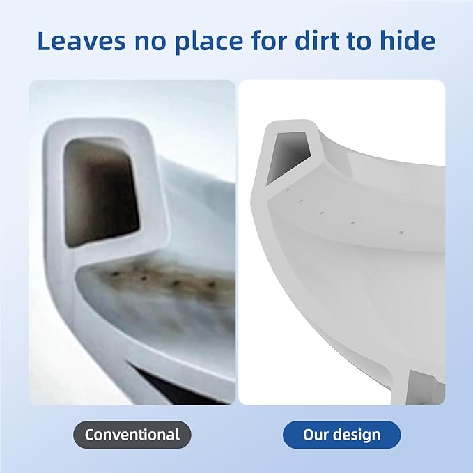 Two-Piece Toilet, 19" Comfort Height Elongated Bowl with 1000g MAP High-Efficiency Flush, ADA Compliant, 12" Rough-In for Residential & Commercial Use