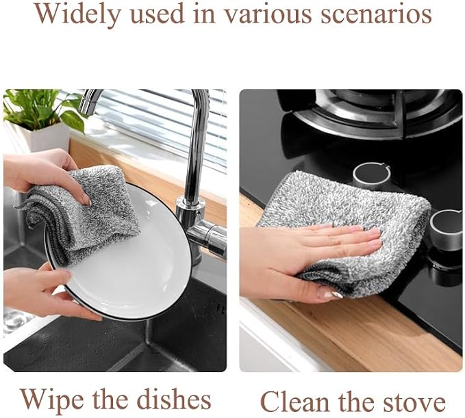 3-Compartment Utensil Holder, Drainage Basket for Kitchen | 304 Stainless Steel Hook Design Silverware Drying Rack with Three Dishwashing Sponges and a Dishcloth