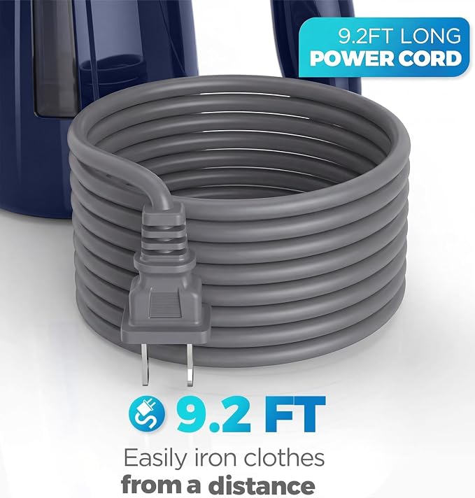 OGHom Steamer for Clothes, Handheld Clothing Steamer for Garment, 240ml Big Capacity 700W Portable Travel Steam Iron(Deep Blue)