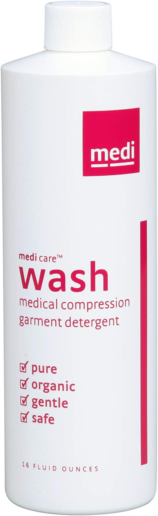 Mediven Medi-Care Wash Stocking Detergent, 16 oz. Bottle | Medical Compression Garment Laundry Detergent Wash, Safely Removes Body Oils, Pure & Organic