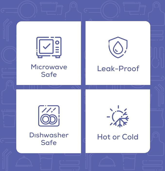 GUSTO 12 oz -1 Compartment Meal Prep Containers with Lids – [50 Count] Reusable, Microwaveable, Dishwasher & Freezer Safe, BPA-Free Food Storage Boxes for Portion Control (Formerly Comfy Package)