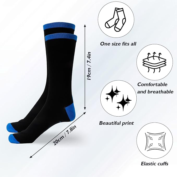 Fathers Day dad gifts christmas Birthday Best Dad Ever Funny Outdoor Hobby Sports Themed Novelty Socks Gift for Men