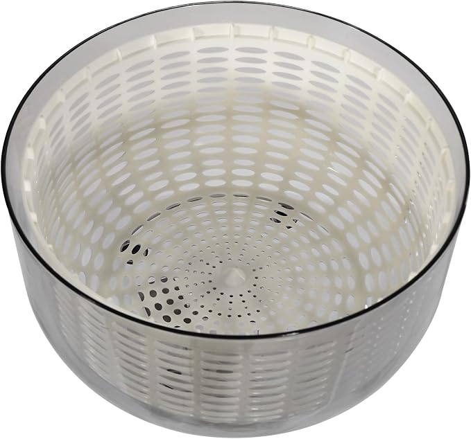 6.34Qt Electric Salad Spinner, Rechargeable Fruit Vegetable Dryer, Dehydrator with Draining Basket, for Home Kitchen Cafeteria Food Prep & Quick Drying Use