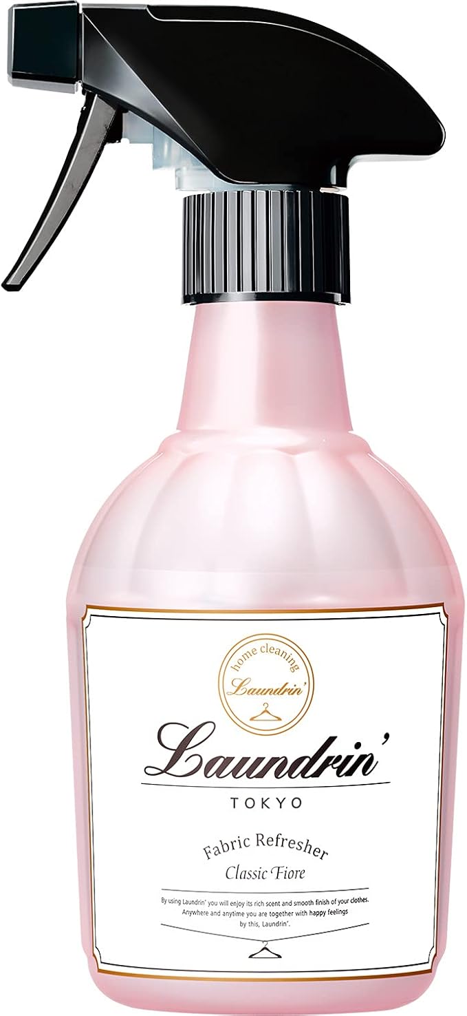 Laundrin Fabric Refresher Spray - Classic Fiore, 300ml Odor Eliminator | Pet odor eliminator for home, room essentials fabric spray for mattress, curtain, sofa, carpet, furniture & bedding