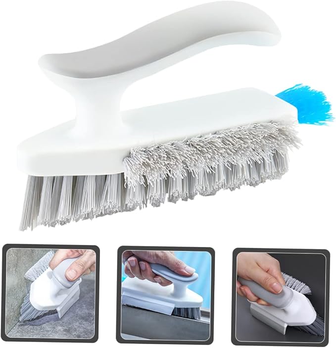 FOMIYES Bathroom Cleaner Brush Floor Gaps Cleaning Tool Window Track Brush Sturdy and Multi-Purpose