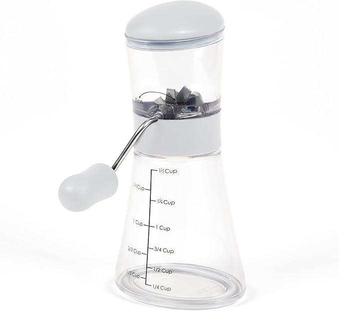 Prepworks by Progressive Nut Chopper with Non-Skid Base, White