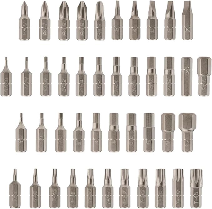 Fix It Sticks Durable Corrosion-Resistant Benchtop Bit Pack | Reliable Compact Portable Easy-to-Use Multi-Purpose Tip Kit, Fits Workstation Tray