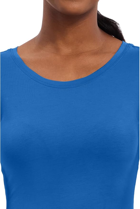 Healing Hands Underscrub Long Sleeve Women Knits Scrub Tops | Soft Cotton Blend Knit, Breathable Stretch Comfort, Machine Wash, Easy Care Fabric, Ideal For Layering Under Scrubs