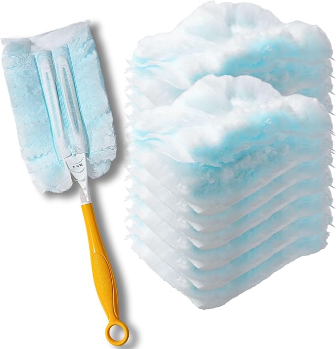 Duster Refills,Static Dust Removal Compatible with Swiffer for Dusting 18ct | Disposable Alternative Replacement Head for Swiffer Duster Refills,for Dusting Electronics,Furniture,Blinds,Ceiling Fans