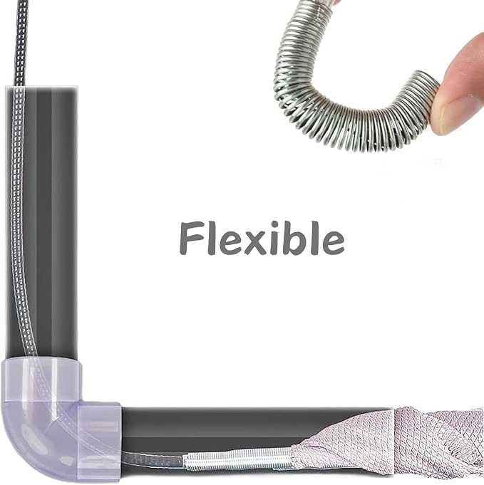 Drain Snake Hair Drain Clog Remover Tool - 61.4 inch Sink Drain Cleaner for Toilet Sewer Shower Kitchen Bathroom Tub Clogged Drains Opener Cleaning Tool