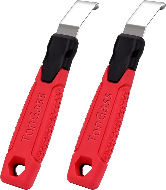 TonGass Vinyl Siding Removal Tool with Extra Long Non-Slip Grip Handle | Steel Blade Vinyl Installation and Removal Tool, The Ultimate Vinyl Siding Zip Tool, Avoid Damaging Vinyl Siding Tool