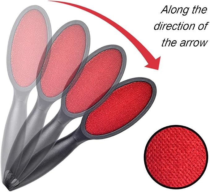 Layers 2 Pack Lint Remover 2 Sided Lint Brush, Travel Clothes Roller